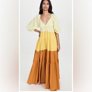 NWT STAUD Meadow Maxi dress